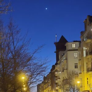 Die Augustinuskirche im Abendlicht